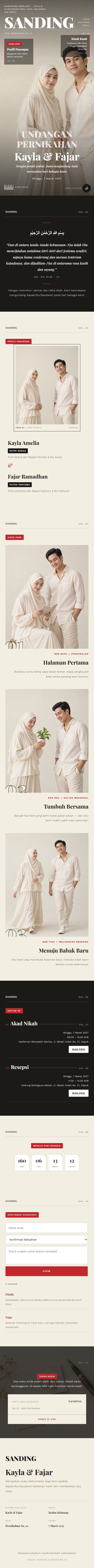 Contoh undangan pernikahan digital eksklusif Majalah — ajakdatang.id
